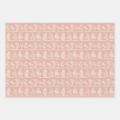 Botanic Serenade Soft Minimalist Silhouettes ラッピングペーパーシート (正面2)