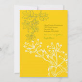 Botanica (シダの緑)の結婚式 招待状 (裏面)