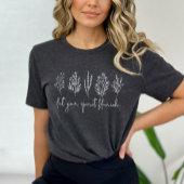 Botanicalあなたの精神を繁栄させる葉Tシャツ Tシャツ