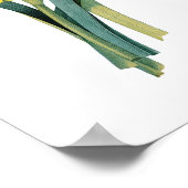 Botanicalプリントof DAFFODILSオリジナルby Redoute ポスター (角)