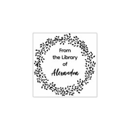 BOTANICALリースライブラリから ラバースタンプ