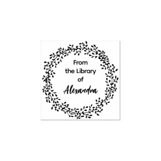 BOTANICALリースライブラリから ラバースタンプ