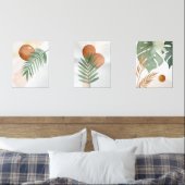 Botanical Abstract Set – Minimal Wall Art (寝室)