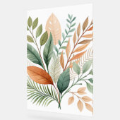 Botanical Abstract Wall Art – Tropical Leaves  アクリルサイン (傾斜)