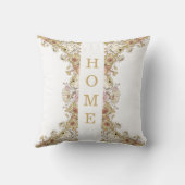 Botanical Accents "HOME" Pillow クッション (裏面)