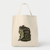 Botanical Aesthetic Green Embroidery tote bag  トートバッグ (正面)