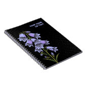 Botanical Alpine: The Bearded Bellflower ノートブック (右側)