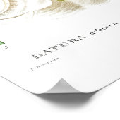 BOTANICAL "ANGEL'S TRUMPET" REDOUTÉ POSTER ポスター (角)