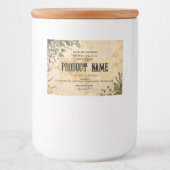Botanical Apothecary Jar Labels フードラベル (正面)
