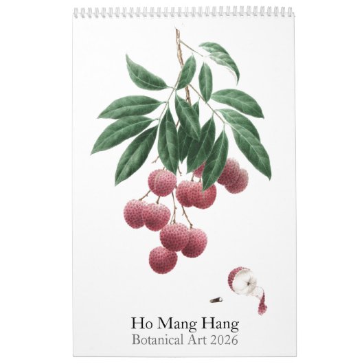 Botanical art calendar 2026 カレンダー (カバー)