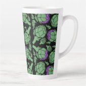 Botanical Artichoke Art Home Decor カフェラテマグ (右)
