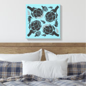 Botanical Artichoke Art Home Decor キャンバスプリント (インサイチュ (寝室))