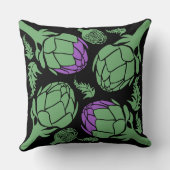 Botanical Artichoke Art Home Decor クッション (裏面)