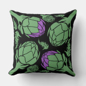 Botanical Artichoke Art Home Decor クッション (正面)
