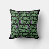 Botanical Artichoke Art Home Decor クッション (裏面)