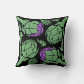 Botanical Artichoke Art Home Decor クッション (裏面)