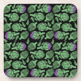 Botanical Artichoke Art Home Decor コースター