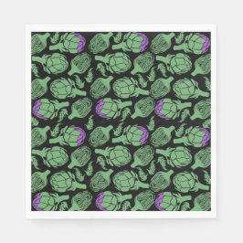 Botanical Artichoke Art Home Decor スタンダードランチョンナプキン