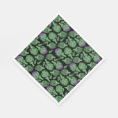 Botanical Artichoke Art Home Decor スタンダードランチョンナプキン (角)