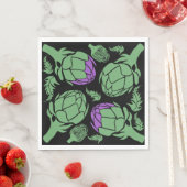 Botanical Artichoke Art Home Decor スタンダードランチョンナプキン (インサイチュ)