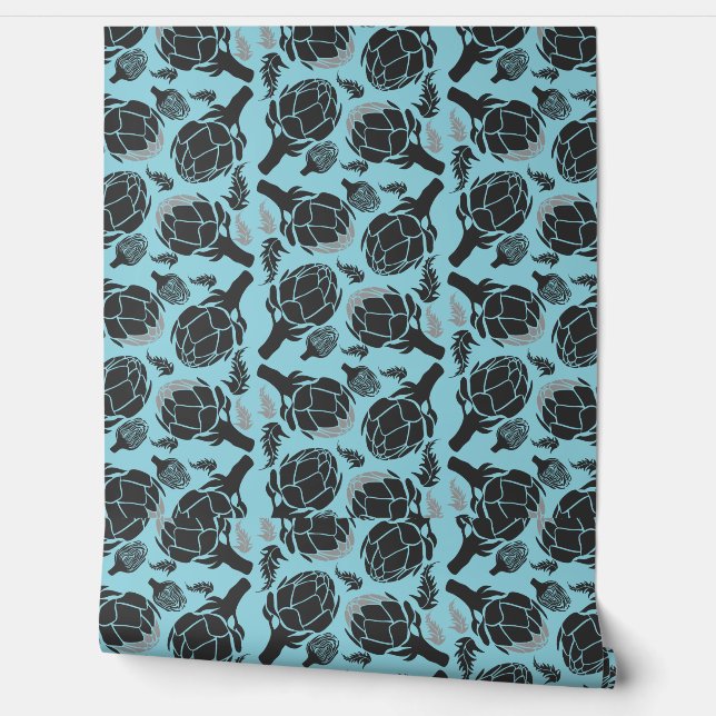 Botanical Artichoke Art Home Decor 壁紙 (ほどく)