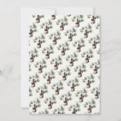 Botanical Baby is Brewing' Coffee Baby Shower 招待状 (裏面)