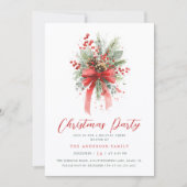 Botanical Berries Christmas Party 招待状 (正面)