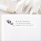 Botanical Berry Address Label | Return Mail Labels ラベル (インサイチュ)