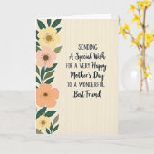 Botanical Best Friend Mothers Day Card カード (黄色い花)