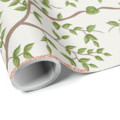 Botanical Bird Print Wrapping Paper | Nature ラッピングペーパー (ロールコーナー)
