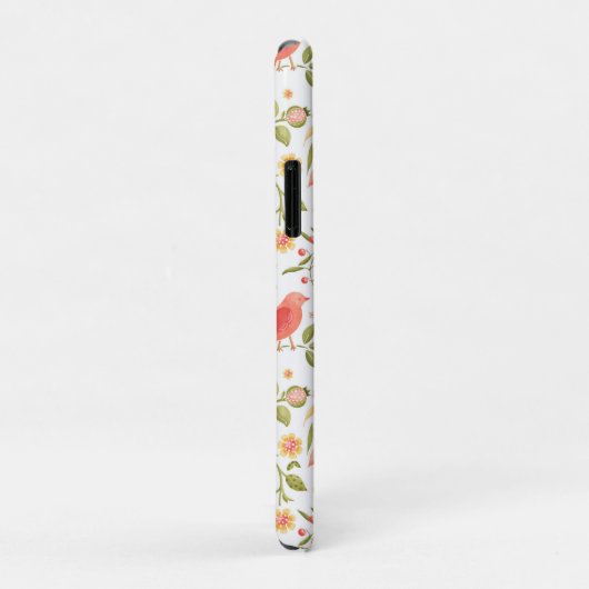 Botanical Birds Pattern – Elegant Nature Design Case-Mate iPhoneケース (裏面/右)