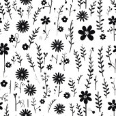 Botanical Blanket Personalized Monochrome Minimal フリースブランケット
