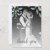 Botanical Blissの写真結婚ありがとう サンキューカード (正面)
