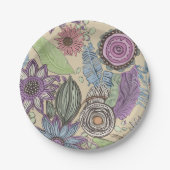 Botanical Bliss ペーパープレート (正面)