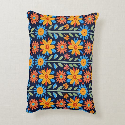 Botanical Bliss Accent Pillow アクセントクッション (裏面(縦))