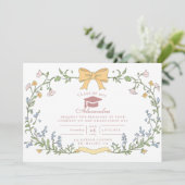 Botanical Bloom Garden Graduation 招待状 (スタンド正面)