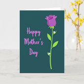 Botanical Bloom Mothers Day Card カード (黄色い花)