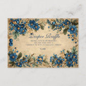 Botanical Blueberry Floral Diapper Raffle  エンクロージャーカード (正面)