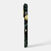 Botanical Boho Watercolor Floral iPhoneケース (左側面)