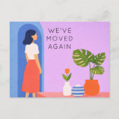 Botanical boho  we've moved  again 案内ポストカード (正面)
