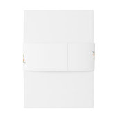 Botanical Burgundy Floral Wildflower Wedding  招待状ベリーバンド (裏面例)