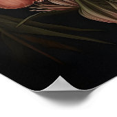 Botanical Butterfly Print, Dark Academia Moth ポスター (角)