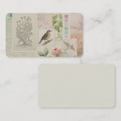 Botanical Calling Cards 名刺 (正面/裏面)