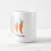 Botanical Carrots Collection コーヒーマグカップ (正面左)