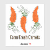 Botanical Carrots Collection  シール (シート)