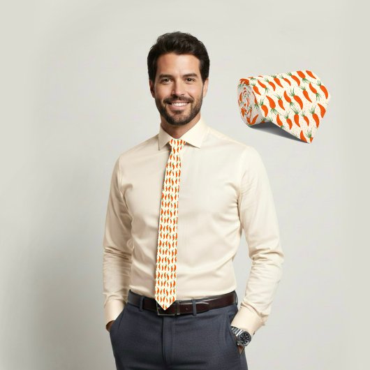 Botanical Carrots Collection ネクタイ