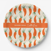 Botanical Carrots Collection ペーパープレート (正面)