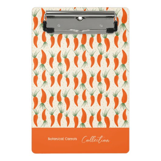 Botanical Carrots Collection ミニクリップボード (正面)