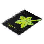 Botanical Chartreuse: The 'Lime Green' Nicotiana ノートブック (左側)