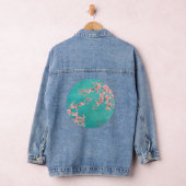 Botanical Cherry Blossom Denim Jacket デニムジャケット (ハンガー)
